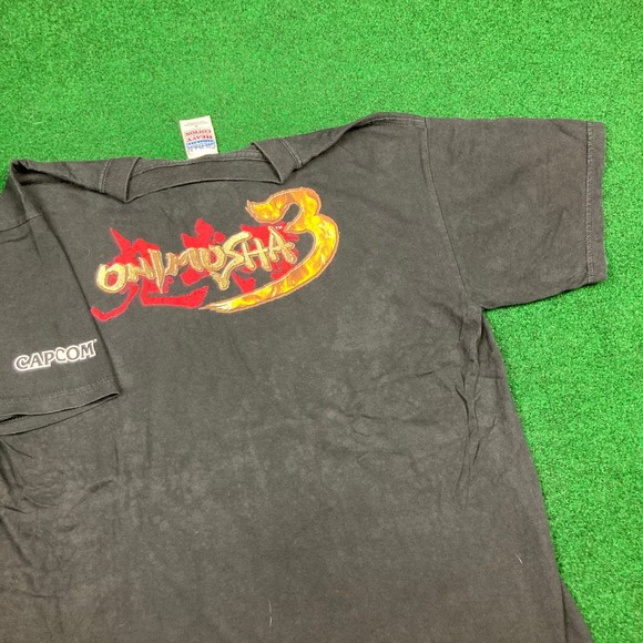 Gildan Other - Vintage Capcom Onimusha 3 Demon Siege Shirt Mens M Black 2004 Video Game Promo